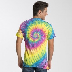 Plain shirt Rainbow Tie-Dye 175 GSM